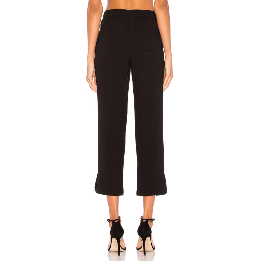 NWT Theory Thorina Elevate Crepe Pant in Black, Size 0 - Picture 4 of 4